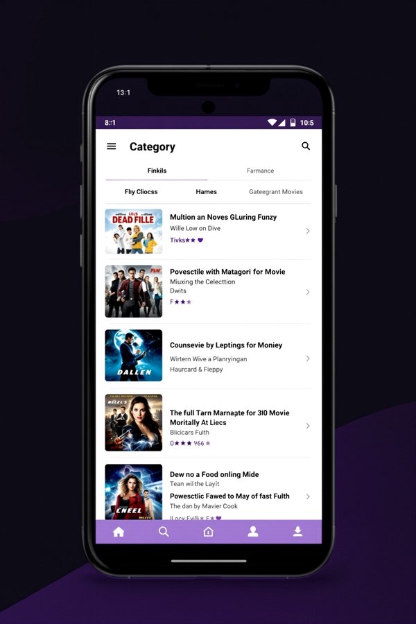 奇米影视大全APP分类列表界面预览